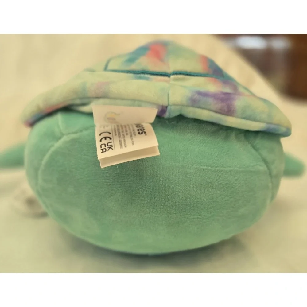 Squishmallows: CASCADE THE SEA TURTLE Tie Dye Shell Blue Belly Toy Plush‎